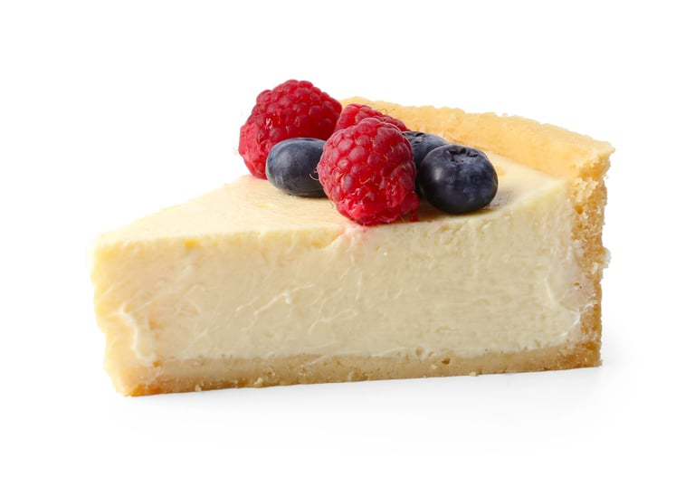 Valentine's Day romantic cheesecake